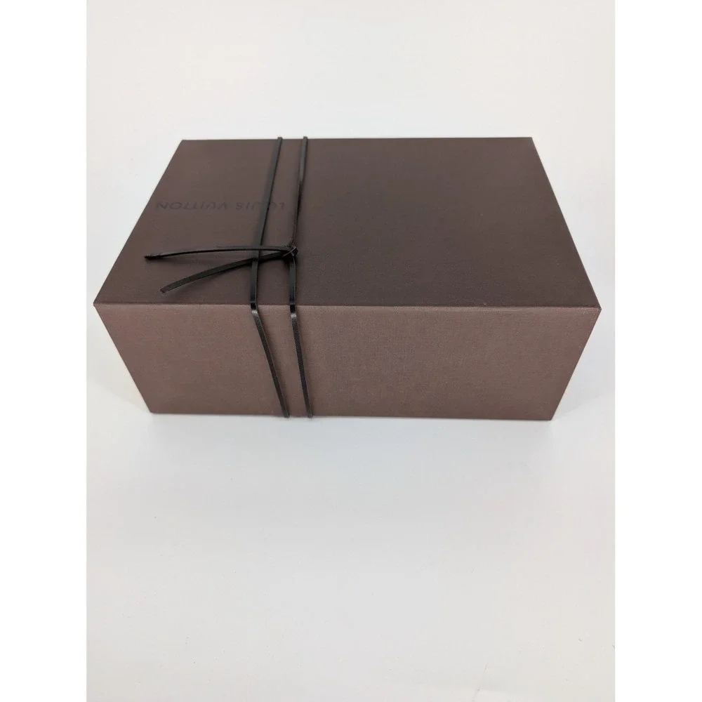 Louis Vuitton Gift Box and Dust Bag OS Brown Tan Luxury Packaging Set Handbag